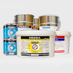 Профессиональные краски REESA по бетону и металлу